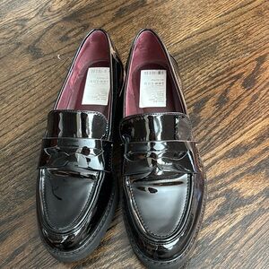 Franco Sarto patent leather loafers size 7